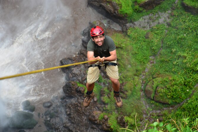 2 Days Abseiling and Rock Climbing - Abseiling beside Sipi Falls