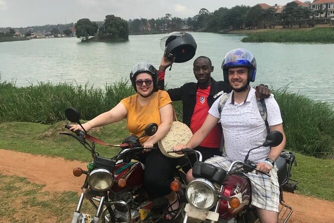 Kampala boda boda tours [motorbike tours]. - African Village craft market: a useful final stop
