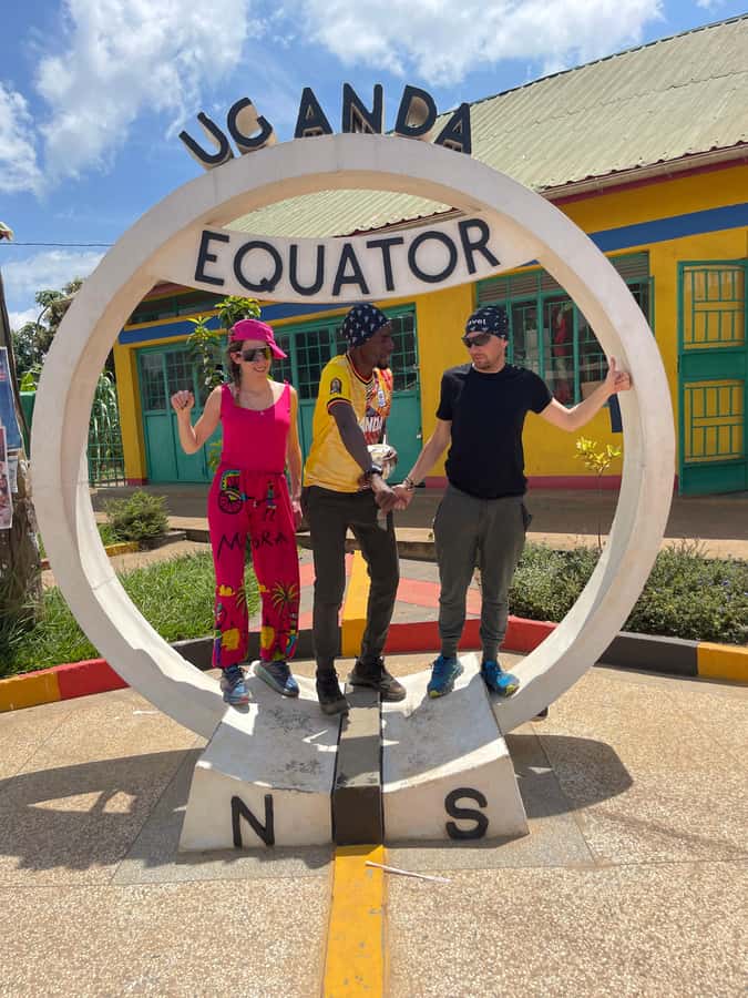 Uganda Equator Tour From Kampala To Kayabwe - The classic two-hemisphere photograph