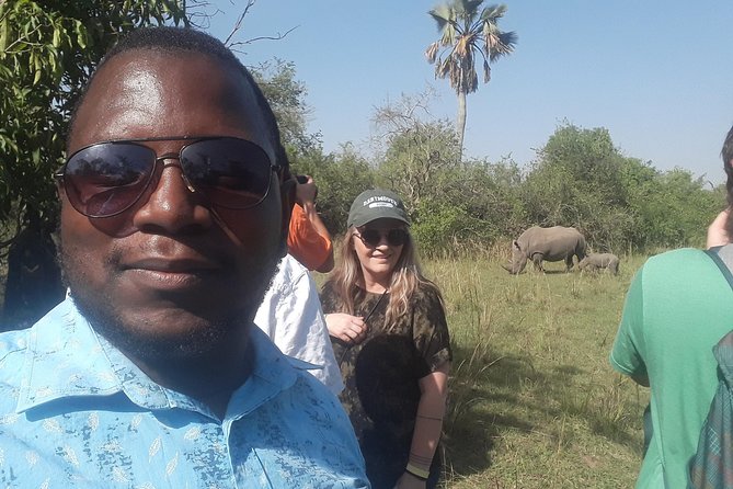 Zziwa Rhino Sanctuary Walking Safari - Walking through savannah and swampland